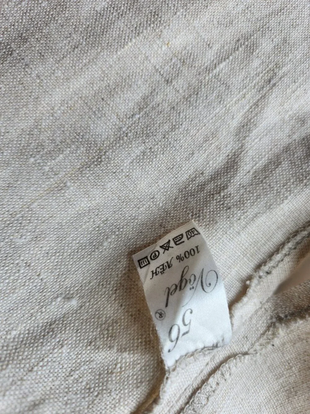 Vintage Minimalist 100% Linen Blazer Quite Luxury Coastal Grandma Neutral Beige